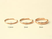 14K 18K Gold Simple Engagement Ring