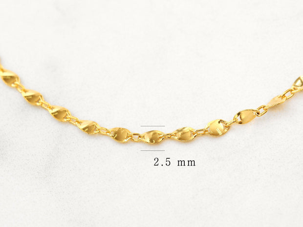 925 Silver Shine Chain Anklet