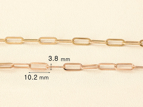 14K 18K Gold Daily Clip Hollow Chain Bracelet