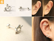 925 Silver Simple Daily cartilage earring 20g