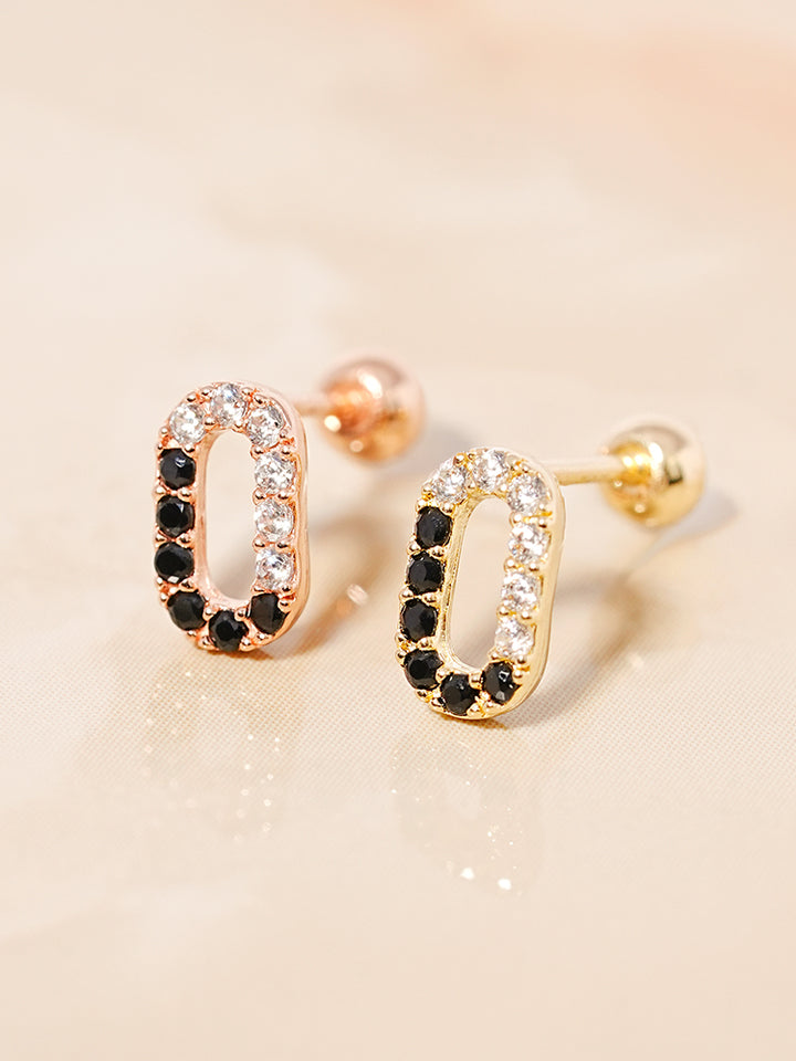 14K Solid Gold Shine Open Round Cartilage Earring 20G