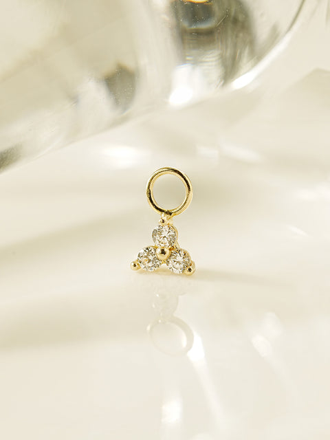 14K Hoop Charms