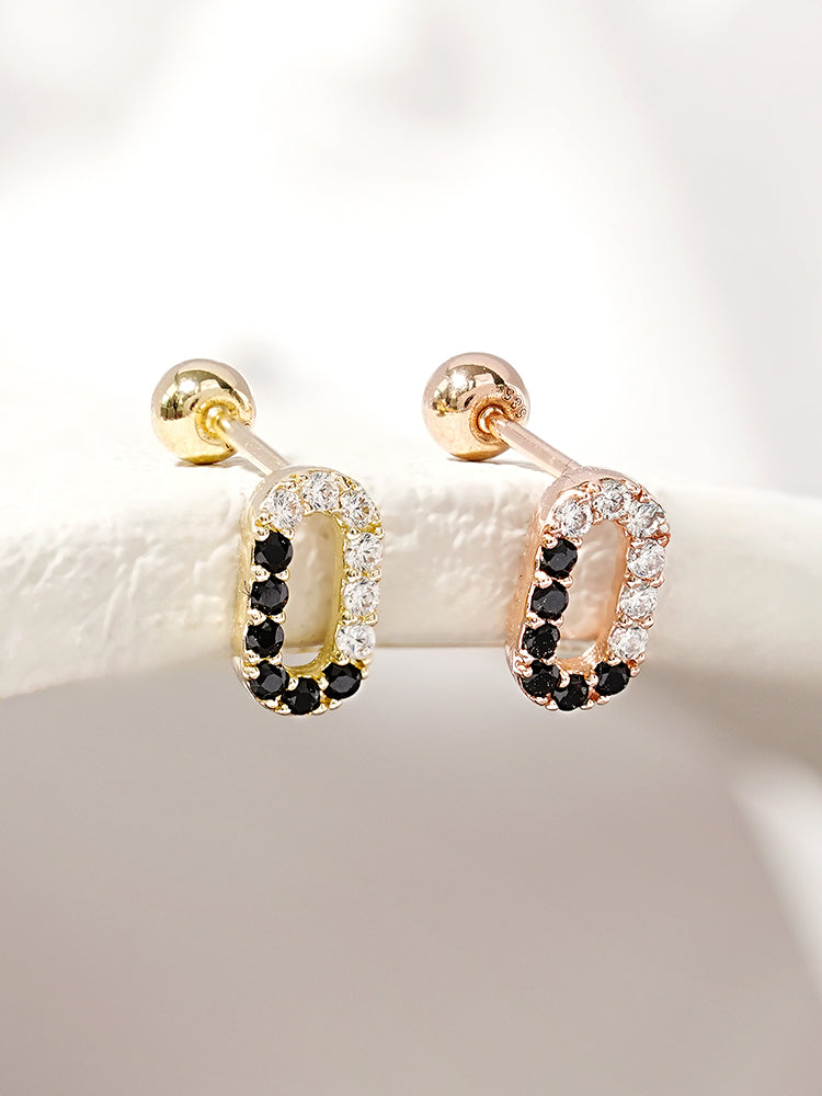 14K Solid Gold Shine Open Round Cartilage Earring 20G