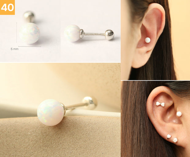 925 Silver Simple Daily cartilage earring 20g