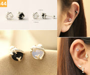 925 Silver Lovely cartilage earring 20g