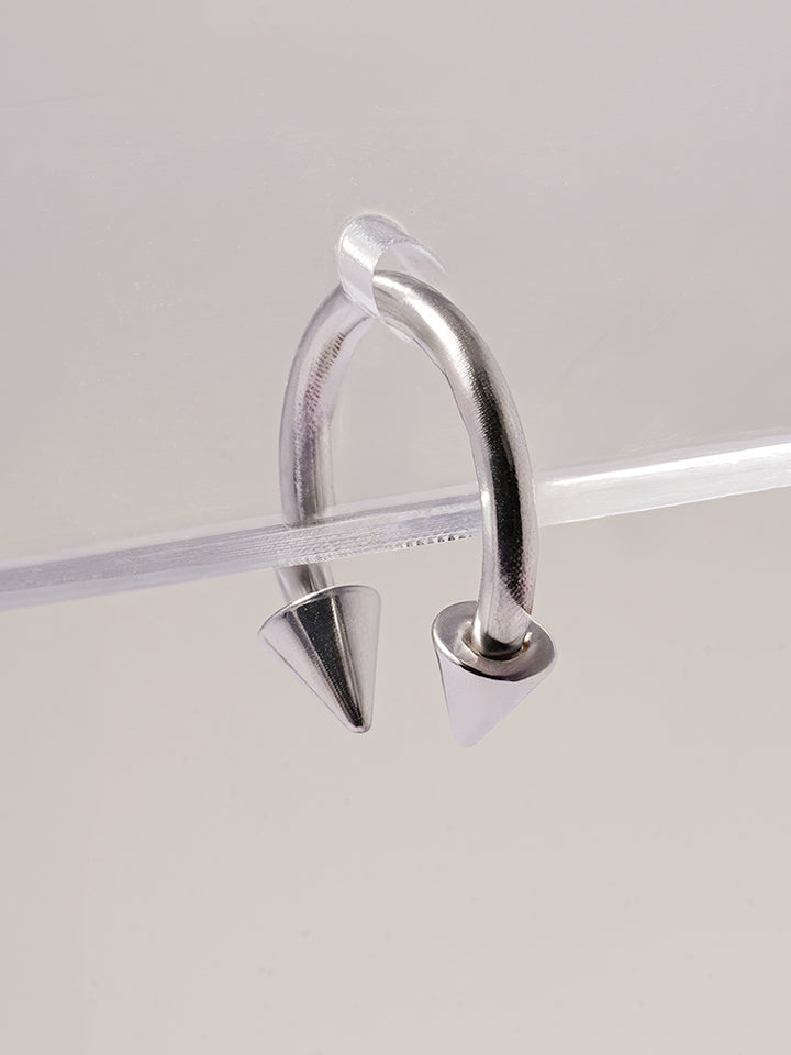 Circular Cone C-Shaped Surgical Steel Piercing 16G