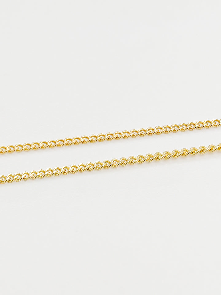 14K 18K Solid Gold Glitter Oval Diamond Necklace