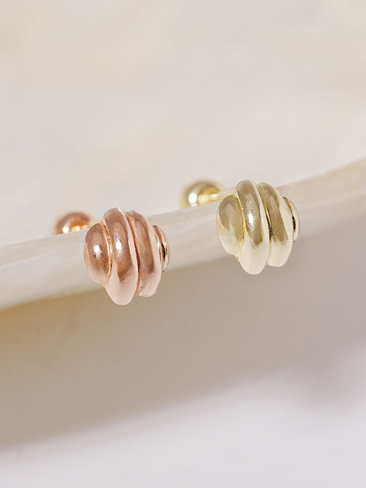 14K Solid Gold Lovely Volume Cartilage Earring 20G