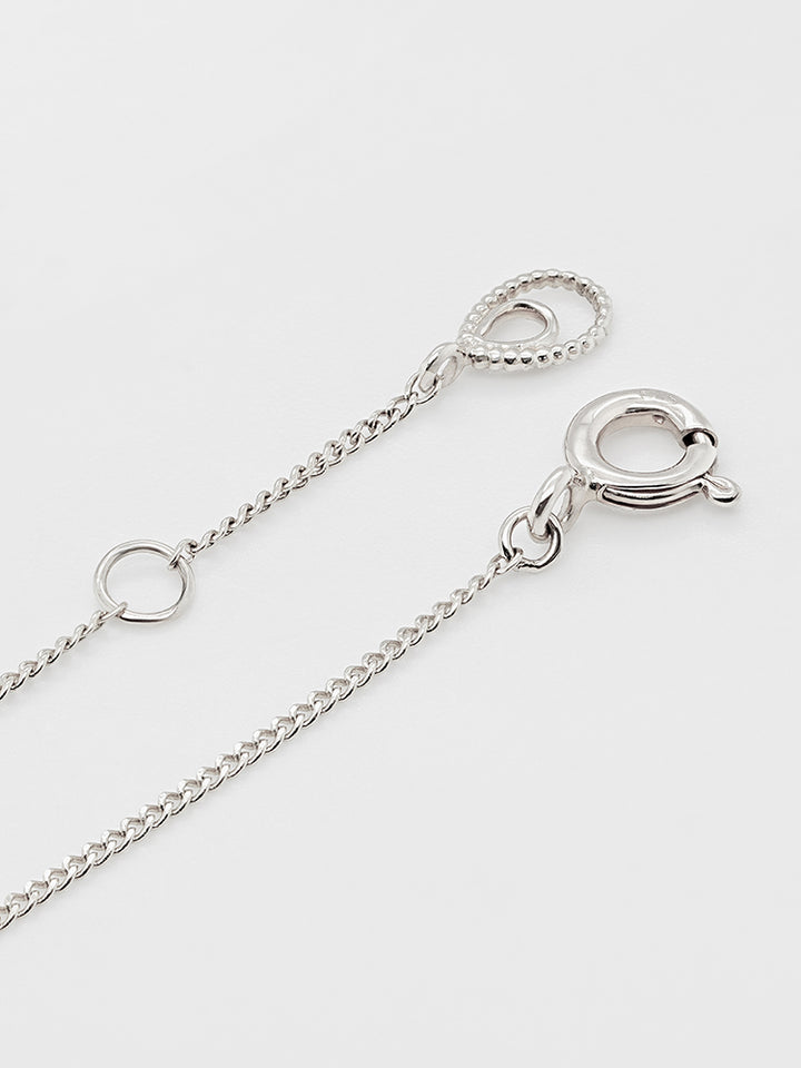 14K 18K Solid Gold Platinum Frame Diamond Necklace