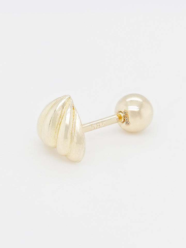 14K Solid Gold Lovely Volume Cartilage Earring 20G