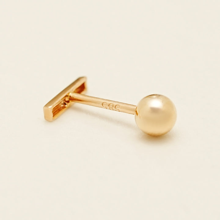 14K Gold Simple Stick Cartilage Earring S, M, L, XL 20G