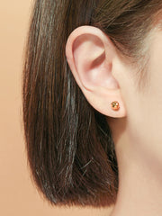 24K Gold Cutting Ball Cartilage Earring 20G