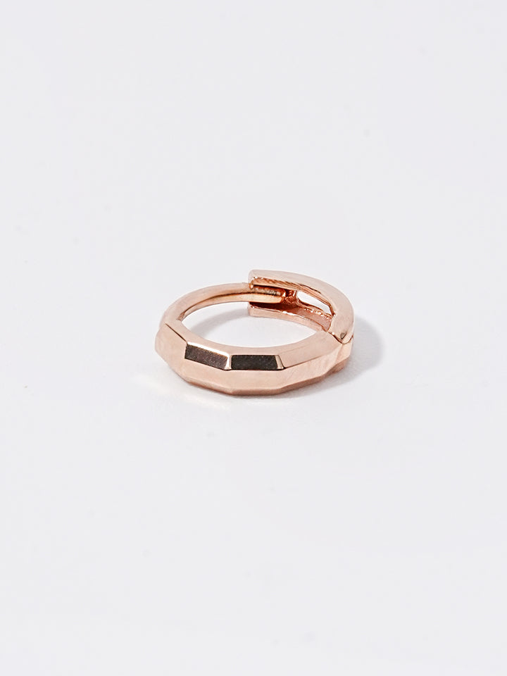 14K Solid Gold Mini Layered Cartilage Hoop Earring
