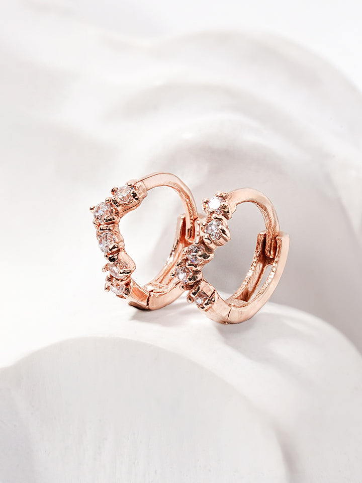 14K Solid Gold Mini Layered Cartilage Hoop Earring