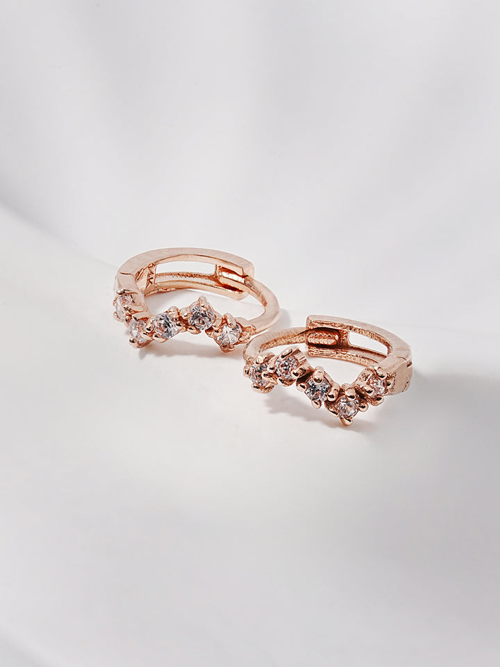 14K Solid Gold Mini Layered Cartilage Hoop Earring
