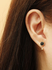 14K Gold Minimal Cubic Curve Piercing 20G