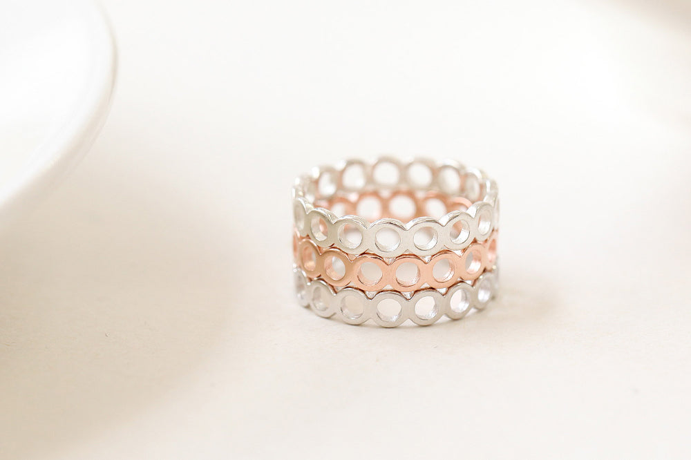 925 Silver Open Circle Ring