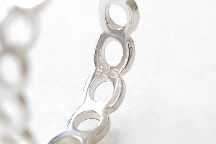 925 Silver Open Circle Ring