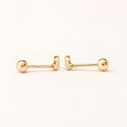 14K Gold Minimi Cubic Water Drop Cartilage Earring 20G18G16G