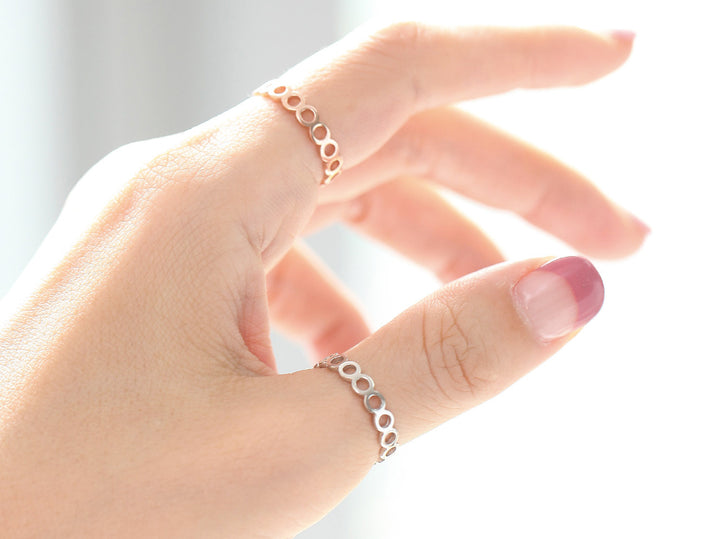 925 Silver Open Circle Ring