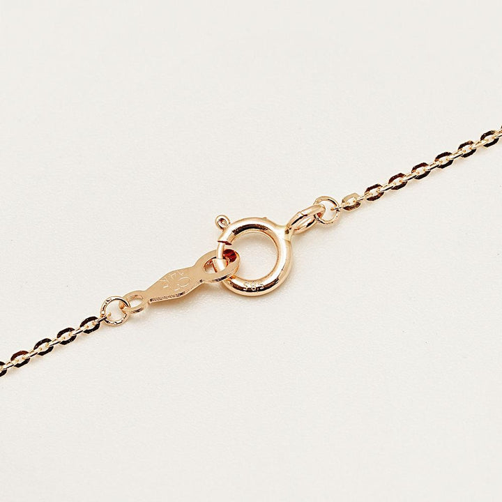 14K 18K Solid Gold Flower Elizabeth Coin Necklace