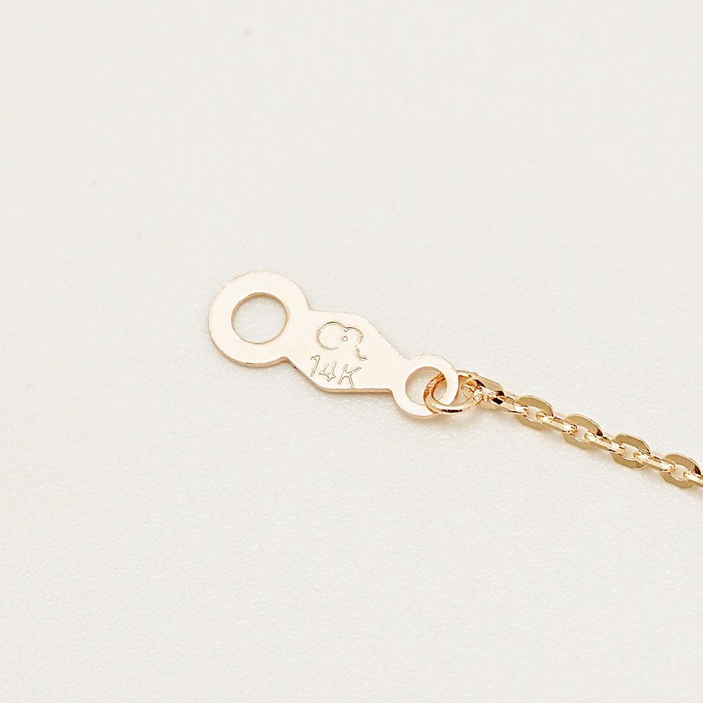 14K 18K Solid Gold Flower Elizabeth Coin Necklace