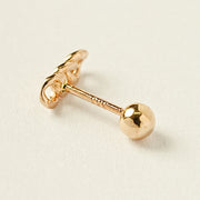 14K Gold Simple Chain Cartilage Earring 20G