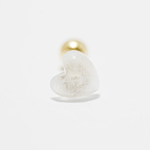 14K Gold Color Heart Candy Cartilage Earring 20G