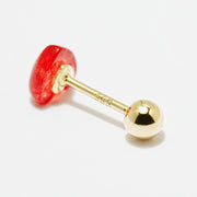 14K Gold Color Heart Candy Cartilage Earring 20G