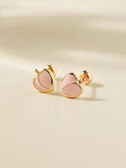 14K Gold Cold Peach Cartilage Earring 20G