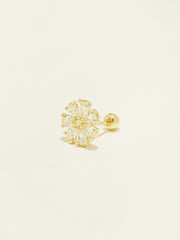 14K Gold Daily Shine Daisy Cartilage Earring 20G