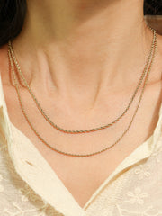 14K 18K Rope Chain Necklace