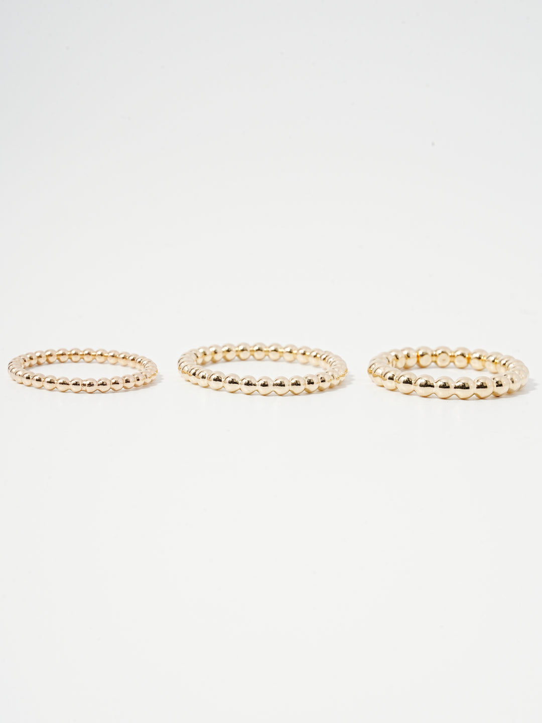 14K Layered Volume Bubble Ball Ring