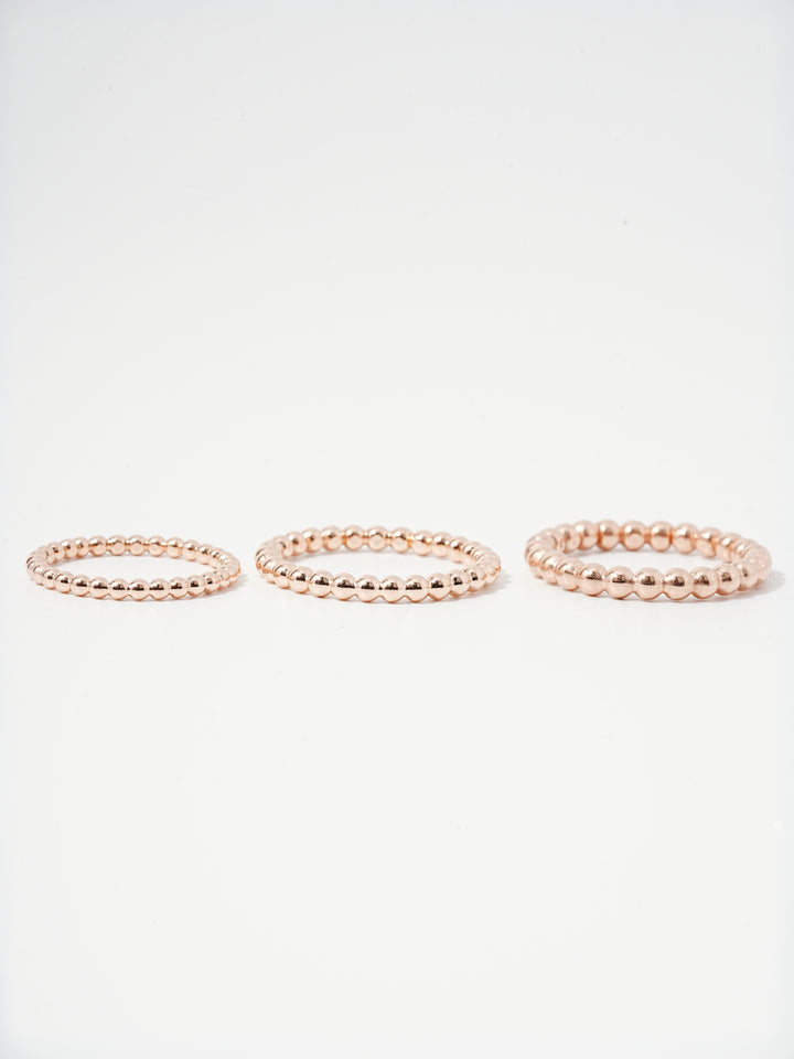 14K Layered Volume Bubble Ball Ring