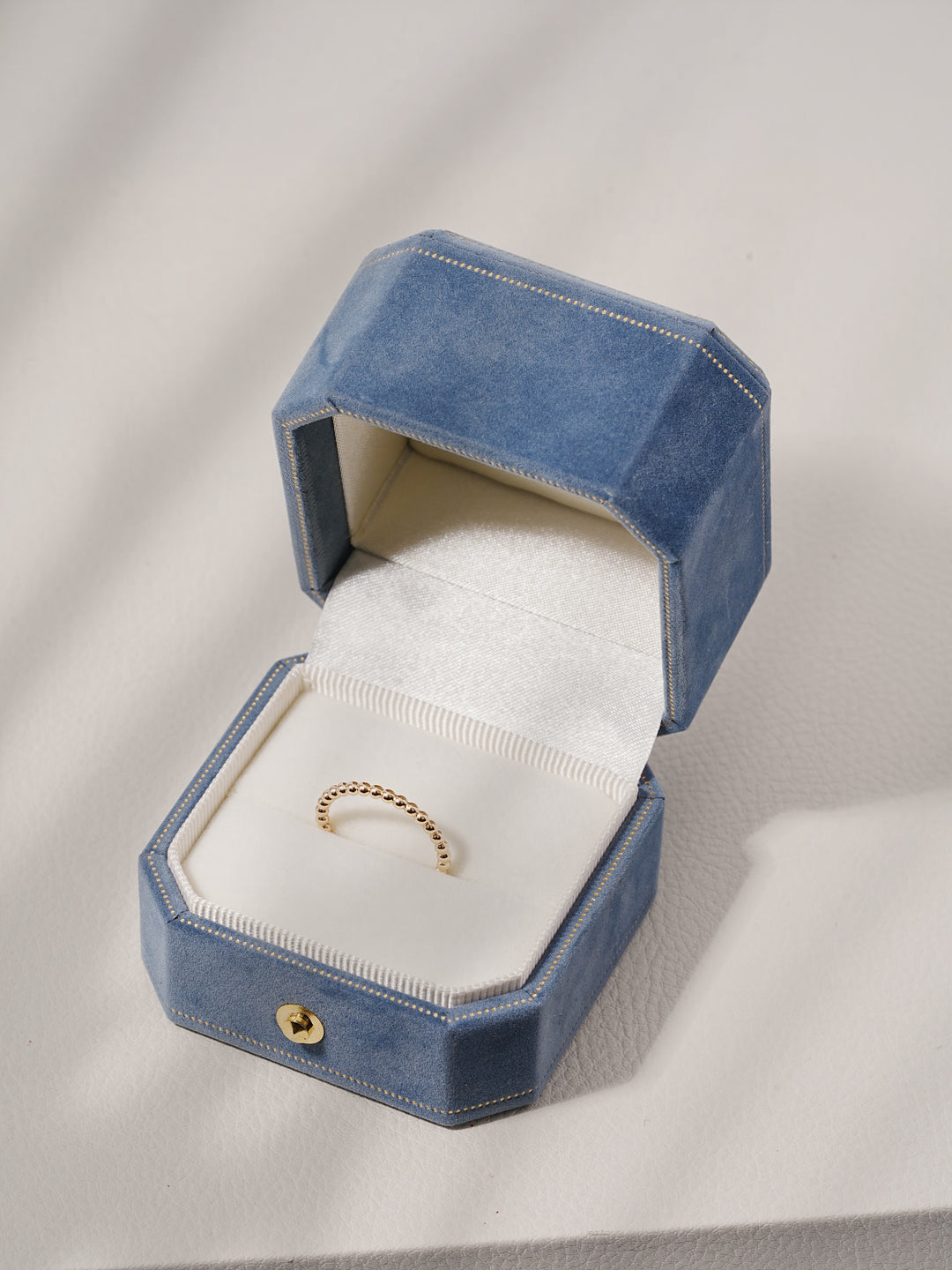 14K Layered Volume Bubble Ball Ring