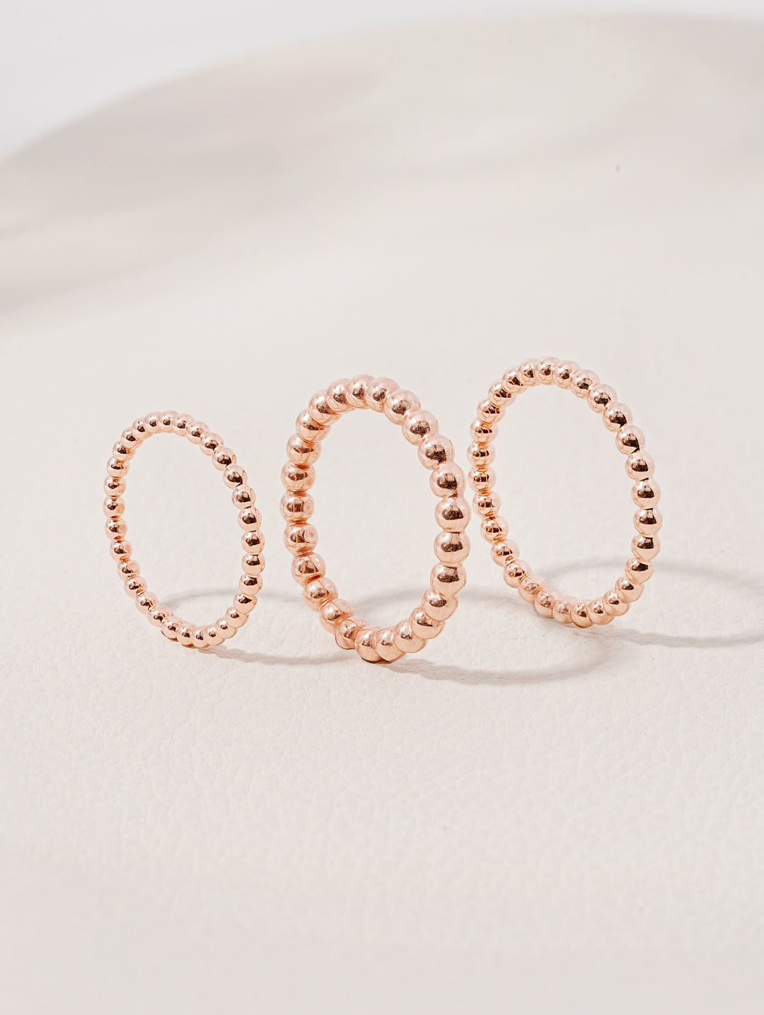 14K Layered Volume Bubble Ball Ring