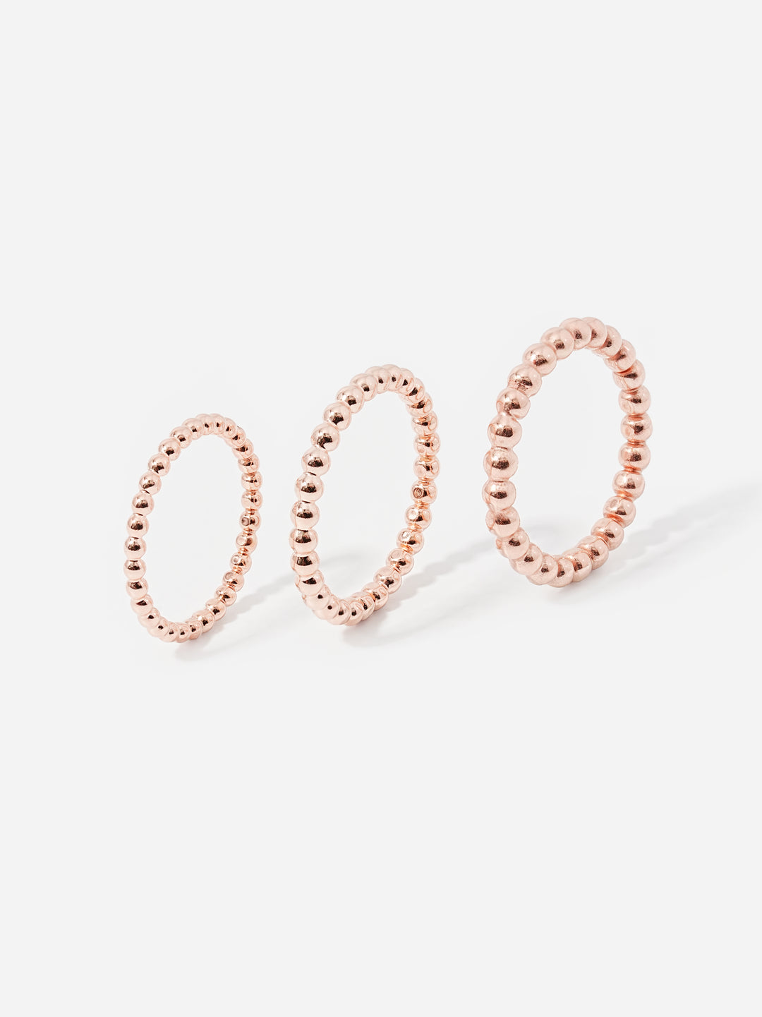 14K Layered Volume Bubble Ball Ring