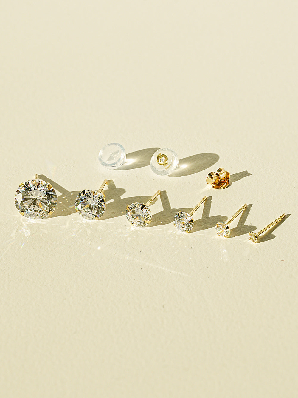 14K Gold Daily Cubic Earring