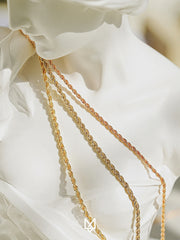 14K 18K Rope Chain Necklace