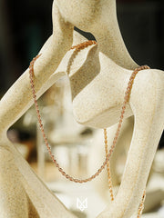 14K 18K Rope Chain Necklace