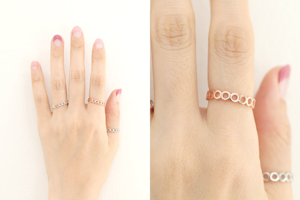 925 Silver Open Circle Ring