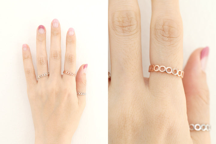 925 Silver Open Circle Ring