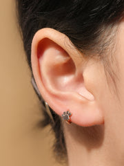 14K 18K Jelly Paw Cartilage Hoop Earring