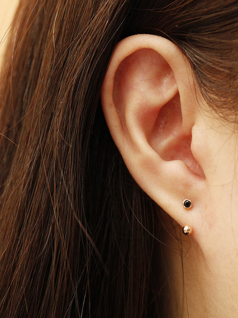 14K Gold Minimal Cubic Curve Piercing 20G