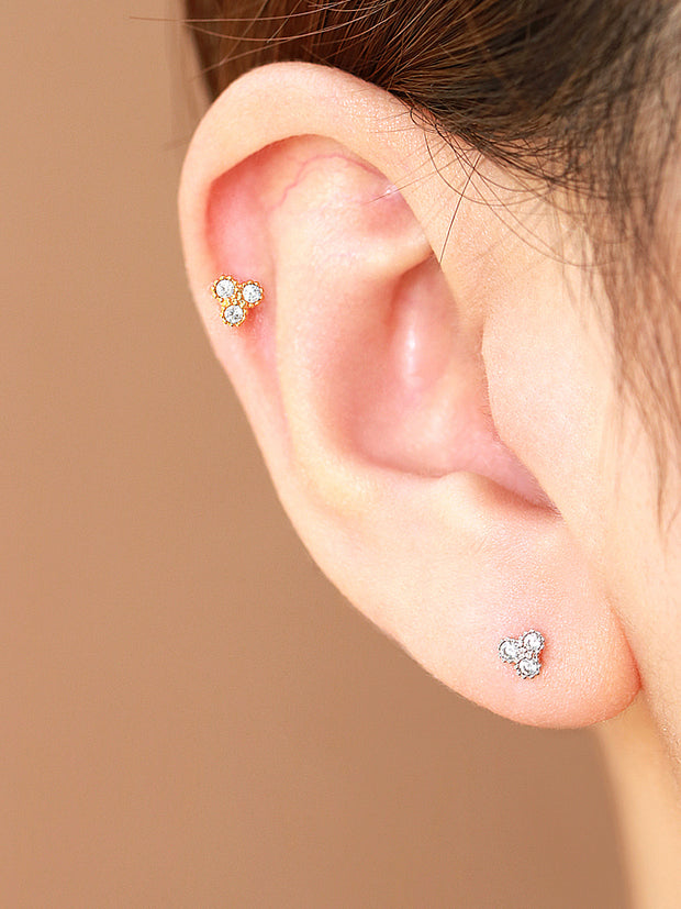 Tiny Trio Cartilage earring