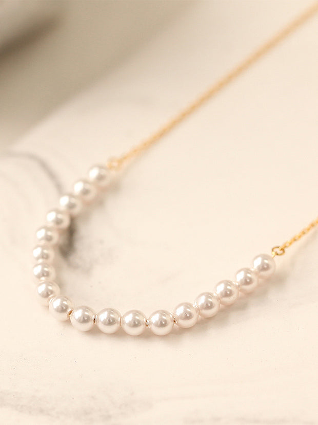 925 Silver Pearl necklace