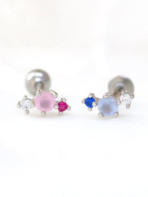 Dainty pink Cartilage earring