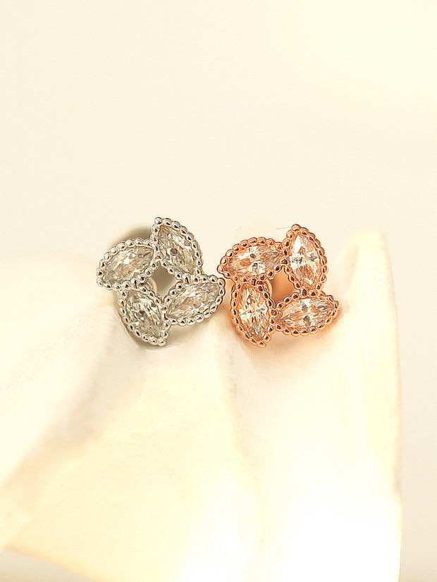 Square Marquise cartilage earring