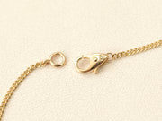 14K 18K Gold Stick Chain Anklet Bracelet