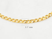 925 Silver Modern Chain Anklet